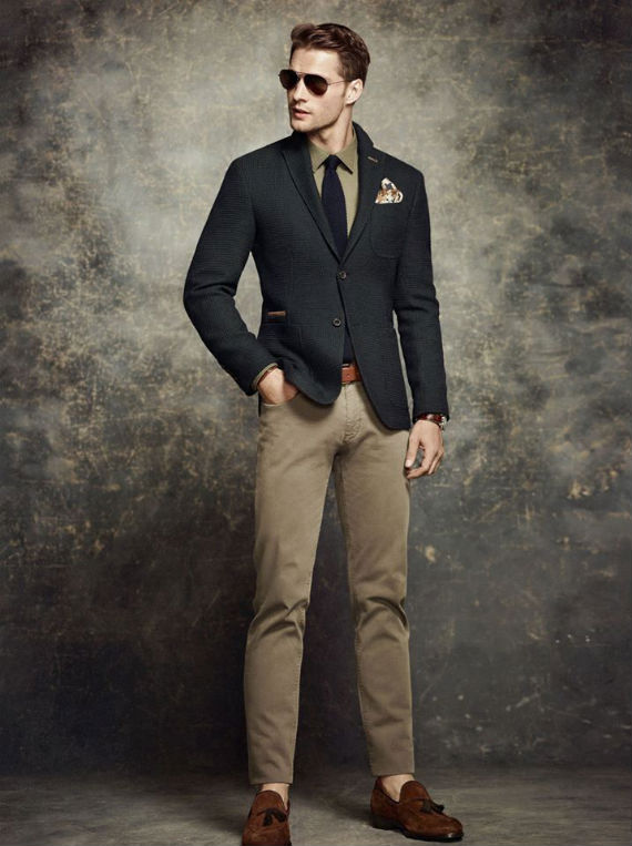 roupa slim masculina